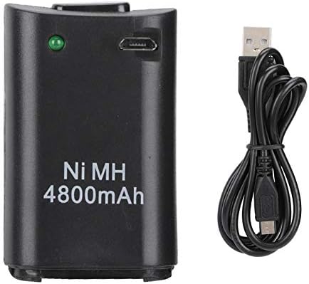 Батерия геймпада -2-в-1 4800 mah Акумулаторна батерия Ni-MH Батерия Геймпада за конзолата Xbox 360 контролера