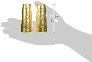 Двуцветен мелници за сол и пипер от матово злато височина 3.2 инча, два цвята мелници от матово злато