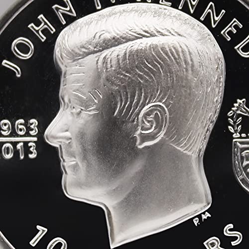 2013 Сребърни монети на Джон Е. ф. Кенеди, с Ультравысоким Терен в Британските Вирджински острови PF-70 Ultra Cameo цена от 10 долара PF70UCAM NGC