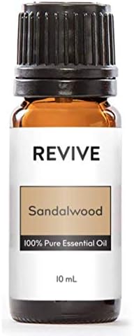 Етерично масло от сандалово дърво от Revive Essential Oils - Чист Терапевтичен клас, за дифузьор, Овлажнител,
