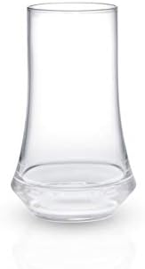 Кристален чаша JoyJolt Cosmos Collection – Комплект от 4 модерни питиета – Чашки за текила капацитет 2,5 грама – Кристални чаши за вино премиум клас–Чашки за housewarming на дебелот?