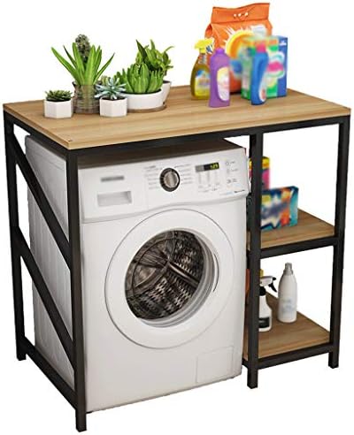Hokcus Многофункционални Рамка за съхранение на перални машини по рафтовете над Тоалетна, 3-Те Нива, Органайзер за Пералната