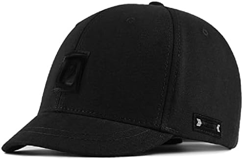N/A бейзболни Шапки големи размери, Дамски Модни солнцезащитная шапка с къси полета, Мъжки Състезателна спортна шапка с Голям размер 58-60 см, 60-68 см (Цвят: черен размер: