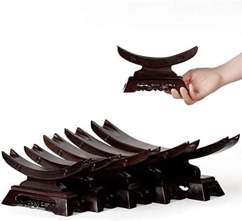 YIWANGO Поставка за ножа Резбовани рамка Занаяти Украшение База Титуляр за дисплея на меча Начало декор за