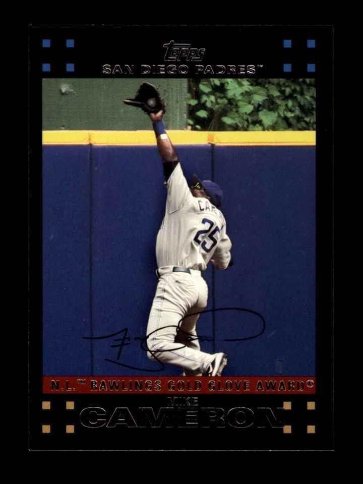 2007 Topps 306 Златната ръкавица Майк Камерън Сан Диего Падрес (Бейзболна картичка) NM/MT Падрес