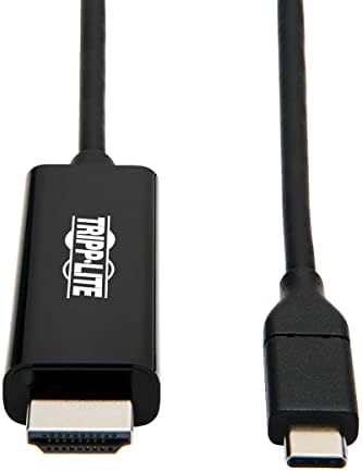 Кабелен адаптер Трип Lite USB C-HDMI (кабелен адаптер M / Thunderbolt 3 HDMI, поколение 1, Конвертор на края HDMI, 4K,
