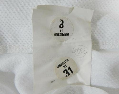 Маями Марлинз Джон Пиърсън 8 Пусната в игра Бяла Риза DP13740 - Използваните в играта тениски MLB