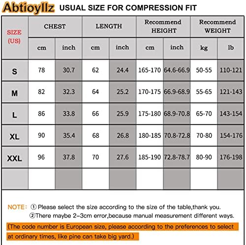 ABTIOYLLZ 3 Опаковки Мъжки Компрессионных Блузи С дълъг ръкав, Спортни Тренировочная Риза, Спортни Тениски Основно ниво на