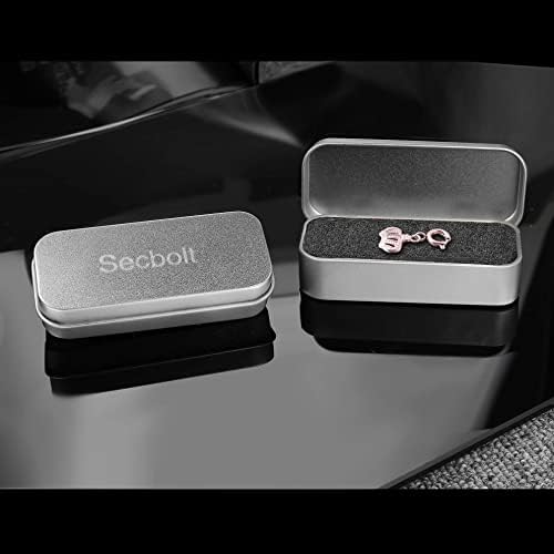 Гривна Secbolt Bling с няколко висулки и ликвидация глава за Apple Watch 38 мм 40 мм 41 мм iWatch Series 7 / SE/6/5/4/3/2/1, Розово Злато