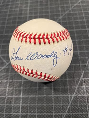 Джин Вудлинг Ню Йорк Янкис №14 серии с автограф от Jsa Mint - Бейзболни топки с автографи