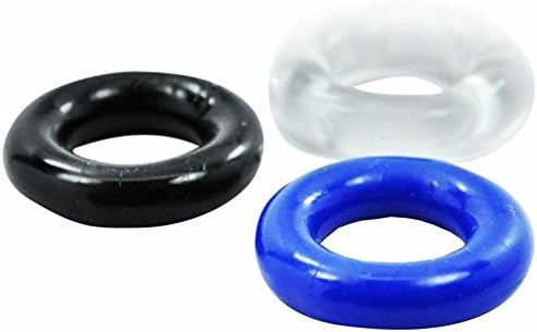 Годежни пръстени за пениса Cloud 9 Donut C-Ring, на 3 опаковки, Цветни