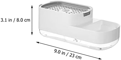 Притежателят на Гъба за миене на съдове Beavorty Опаковка Кухненския сапун с Държач Гъба Кутия за образуването