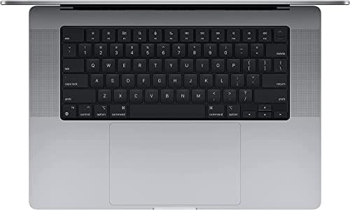 2021 Apple MacBook Pro с чип Apple M1 Max (16 инча, 32 GB оперативна памет, 1 TB SSD памет), Светло сив цвят (обновена)