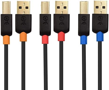 Кабел има значение: 1 Комплект 10-фута на кабела USB 3.0 (USB кабел-USB мъжки към мъж) черен цвят и 3 серии по 6-крак