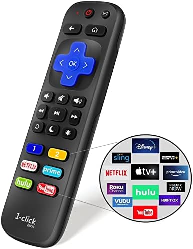 технологията 1-clicktech за [Roku TV, Roku Box] на дистанционното управление - Съвместими телевизори на TCL Hisense