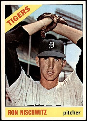 1966 Topps 38 Рон Нишвиц Детройт Тайгърс (Бейзболна картичка) EX/MT Тайгърс