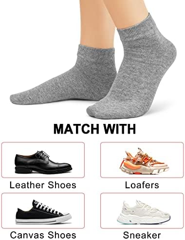 8 Чифта Чорапи до Глезена на крака за Жени, Памучни Чорапи, Нескользящие Класически Чорапи Без Показване, Ежедневни