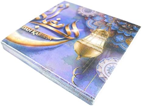 DOITOOL 100ШТ Кърпа за партита в Рамадан Мюсюлманска Празнична Парти Еднократна Хартиена Кърпа Кърпа за Вечеря