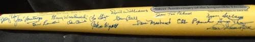 Прилеп ред Сокс Anniversary of the Impossible Dream с множество автографи на JSA XX07654 - MLB Bats С автограф