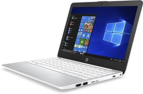 Лаптоп HP Stream 11-AK0040NR с 11,6-инчов екран, преносим компютър Intel Celeron N4020, 4 GB оперативна памет,