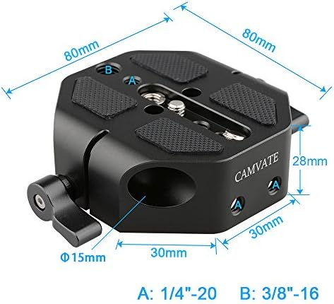 Определяне на формата на контакти CAMVATE M6 + щипка за студен башмака + за Универсална Отправна печка тип пръчка камери 15 мм