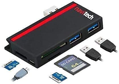 Navitech 2 в 1 Лаптоп/Таблет USB 3.0/2.0 на Адаптер-hub/Вход Micro USB устройство за четене на карти SD/Micro SD карта, Съвместима с ASUS Vivobook 15 OLED K513 15,6