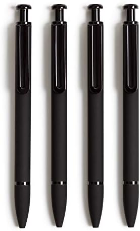 Химикалки U Brands Soft Touch Midnight Монтерей, 1 мм, 4 референтна рамка (5136E06-24) и връхчета Soft Touch Catalina, Смарагд,