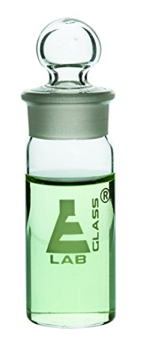Бутилка за претегляне, Висока форма, с капацитет от 25 мл, Borosilicate стъкло с Взаимозаменяеми Притертой на Тапа - Eisco Labs