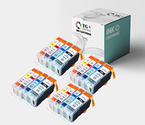|16 опаковки | Съвместими с TG Imaging касети с мастило BCI3 BCI6 BCI-3e BCI-6 за принтер PIXMA iP3000 iP4000 iP5000 iP6000D