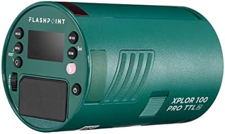 Монолайт Flashpoint XPLOR 100 Pro TTL R2, захранван с батерии - Тъмно зелен
