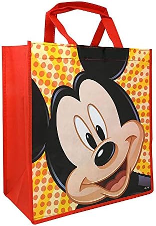 Набор от чанти-тоут Disney с Мики и Мини Маус ~ 3 Класически многократна употреба за Хранителни стоки пакет с Мики и Мини Маус, Пътни чанти-тоут за деца, Възрастни, Празн?