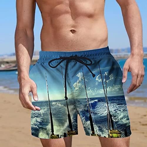 Мъжки Плажни Шорти Размер 46, Мъжки Летни Плажни Шорти За почивка, Моден Тренд, Плажни Панталони С 3D Принтом, Дъска за Подбадривания