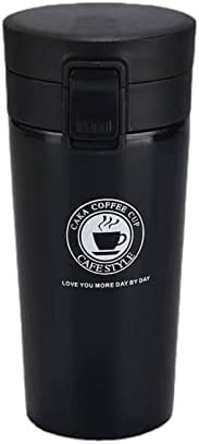 Креативна Чашата за Кафе с Отскакивающей капак от неръждаема Стомана 304 Поколение, Автомобили Чаша, Бизнес-Вакуумна Чашка