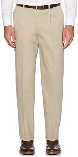 Мъжки ластични Плисирани панталони-чино Savane Ultimate Performance с Разтегателен колан (размер на кръста 30-60 за големи и високи)