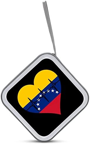 Love Venezuela Heartbeat CD Калъф Пластмасов Държач за Портфейла DVD Портативен Органайзер За Съхранение Чанта за Кола на Дом
