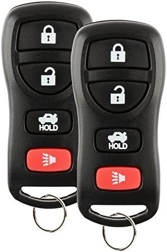 Отстъпка Бесключевой Ключодържател Без ключ за Кола и Дистанционно Управление За Nissan Infiniti KBRASTU15, CWTWB1U733 (2 опаковки)