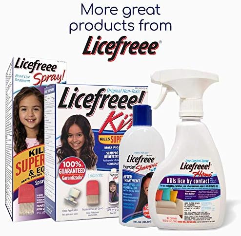 Препарат против въшки Licefreee Spray Family Size за деца и възрастни, Лесен За използване Спрей за въшки, убива