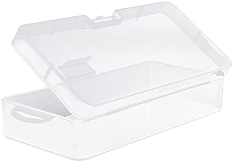 01 Пластмасова Кутия За Съхранение, Пластмасова Кутия-Органайзер Пластмасов Контейнер За Съхранение на Правоъгълна