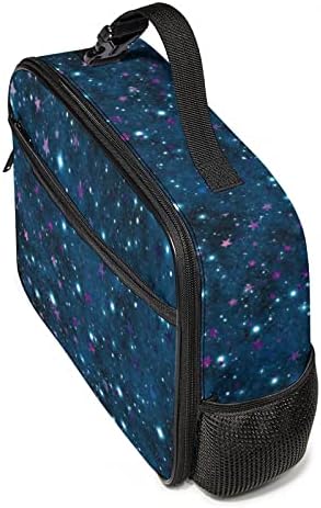 Многопластова чанта за обяд с цип Звездно Небе, Множество чанта за обяд в хладилника за мъже И жени, подходящ За работа, пътуване, обучение или пикник и риболов, Запе