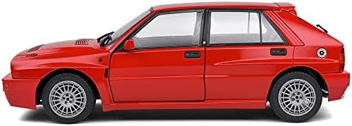1991 Lancia Delta HF Integrale Rosso Corsa Red 1/18 Монолитен под натиска на модел на превозното средство
