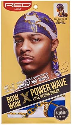 KISS RED Bow Wow Power Wave Луксозен дизайн Durag