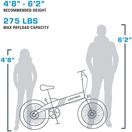 Електрически велосипед LECTRIC XP™ Lite | Сгъваеми велосипеди за възрастни - тежи 46 килограма | Обхват на полет повече от 40 мили с 5 нива на контрол педали | Максимална скор?