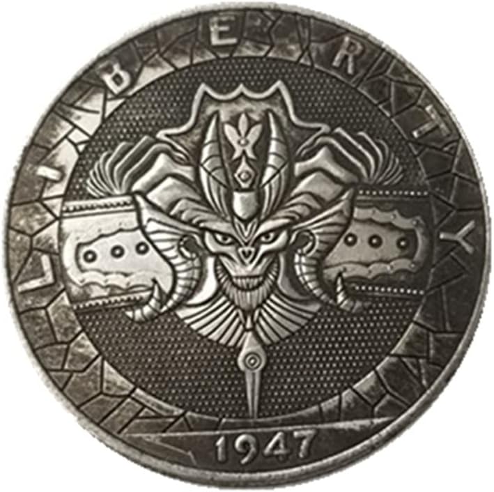 QINGFENG Антикварное Занаят Скитник сребърно покритие Монета 1947 Копие на Възпоменателни Монети, Чуждестранна Валута, Монета