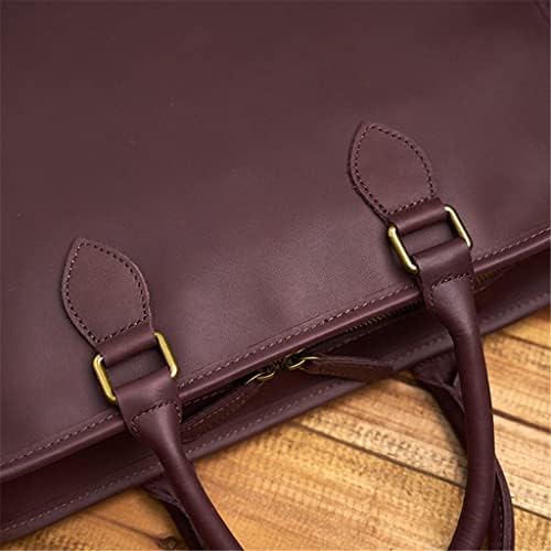 DNATS Мъжки чанти от естествена кожа, Мъжки портфейл, Офис чанти за Мъже, Мъжки чанти и калъфи за лаптоп, мъжки портфейл,