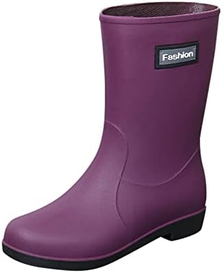 Дамски непромокаеми обувки, размер 9, женски упаковываемые непромокаеми обувки, преносими градински обувки, ультралегкие гумени ботуши на равна подметка