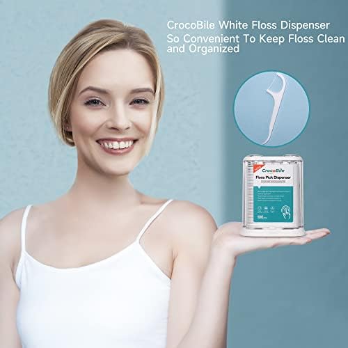 Ново опаковка за почистване на зъбни конци - с [600 броя-пз] Зъбни конци за почистване на зъби - CrocoBile