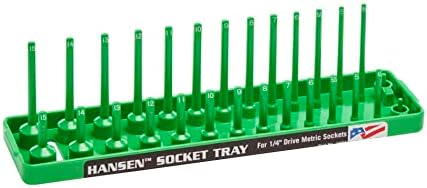 Комплект тави за контакти Hansen Global 92001 SAE & Metric, 2 броя, 6 броя, Зелени