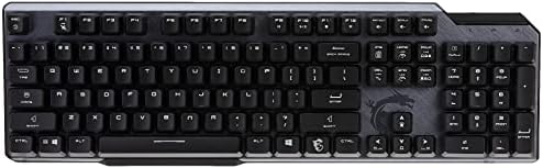 Ръчна детска клавиатура за MSI, Щелкающие ключове Kailh Box White, осветление RGB Mystic Light (Vigor GK50 Elite
