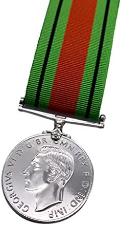 Военен габър - Точно копие на Медалите на отбраната, в реален размер, Копие на британската медали от Втората световна война