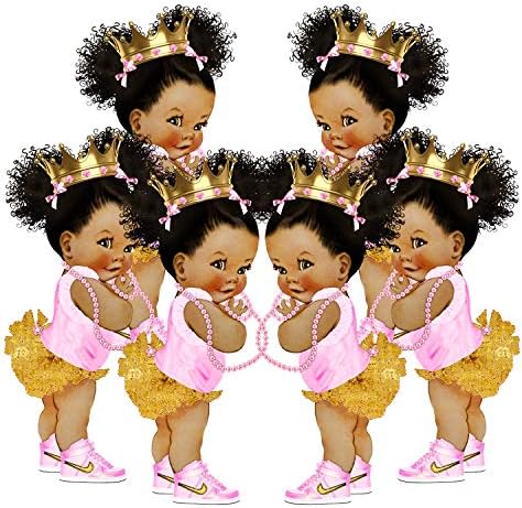 Розово Златно Бижу за душата принцеса в афроамериканском стил (9 инча)